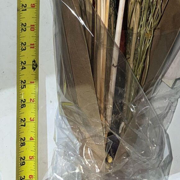 Second Nature Natural Dried Floral Arrangement new 30” - Picture 3 of 6